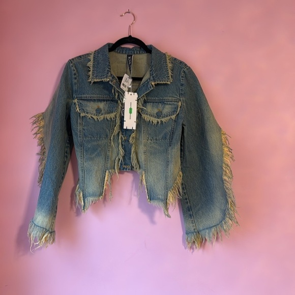 Free people KSENIA SCHNAIDER
MONSTER JACKET WITH RUST WASH - DENIM JACKET large - Picture 4 of 8